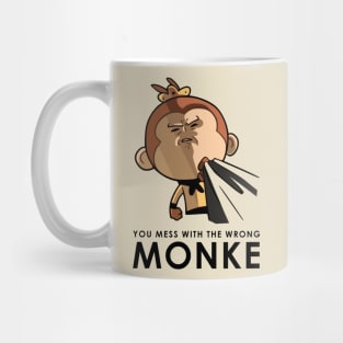 Mess With The Wrong Monkey Mug